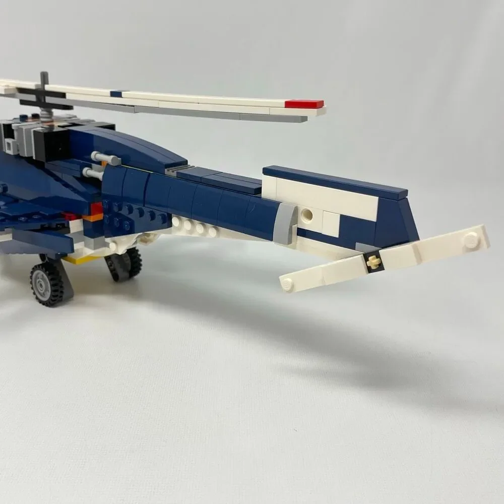 LEGO Creator Set Blue Power Jet Built As Helicopter 31039 3-in-1 Incomplete